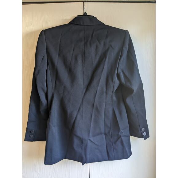 Casual Corner Women's Black Long Sleeve Double Button Polyester Jacket Size 10 - Picture 2 of 4